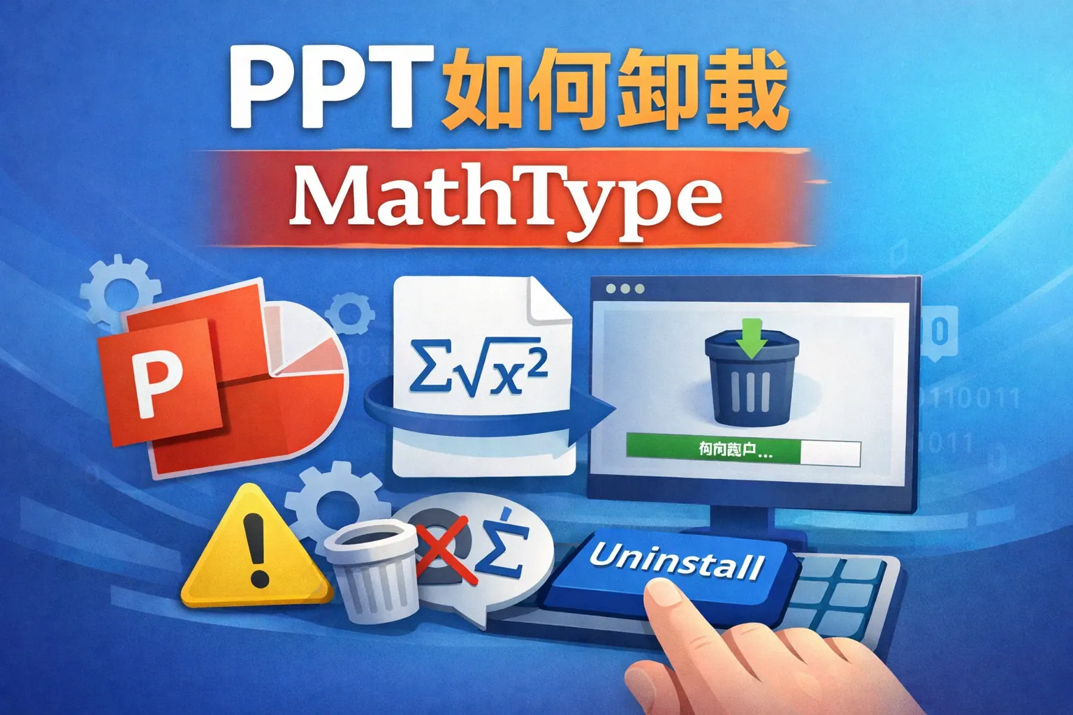 ppt如何卸载mathtype