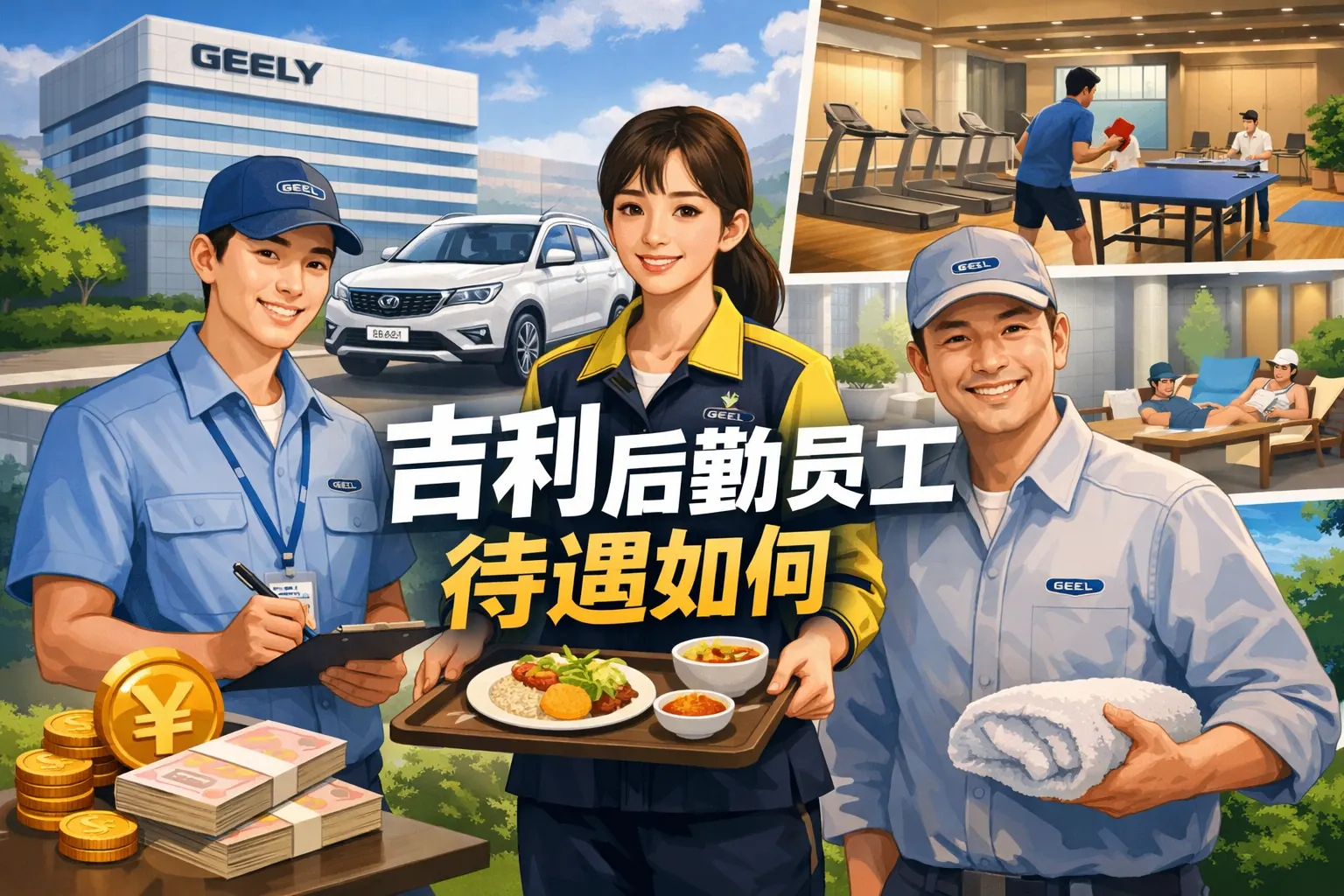 吉利后勤员工待遇如何