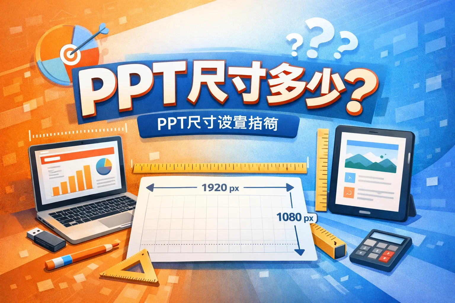 ppt如何尺寸多少