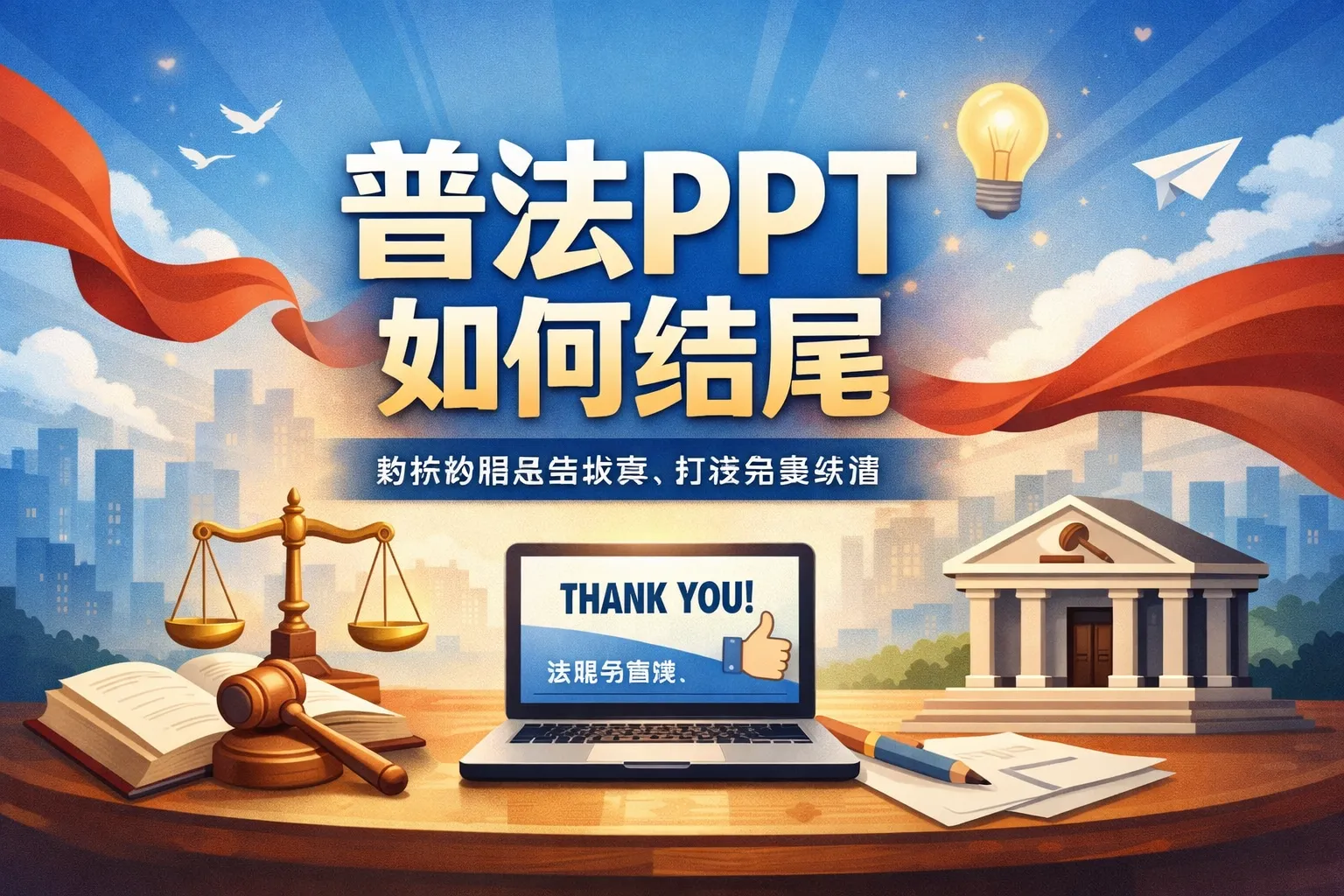 普法ppt如何结尾