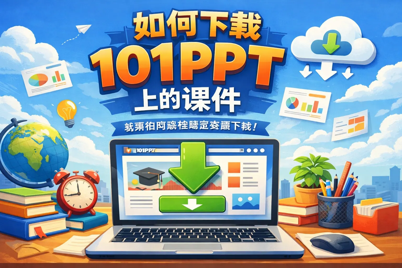 如何下载101PPT上的课件