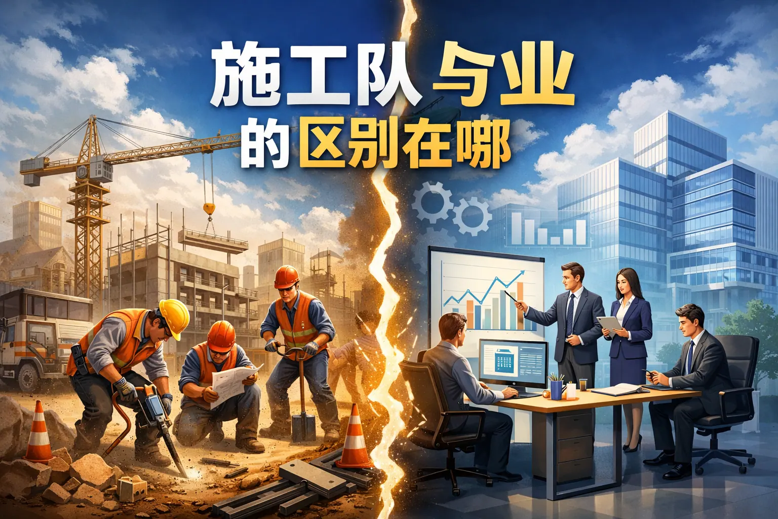 施工队与企业的区别在哪