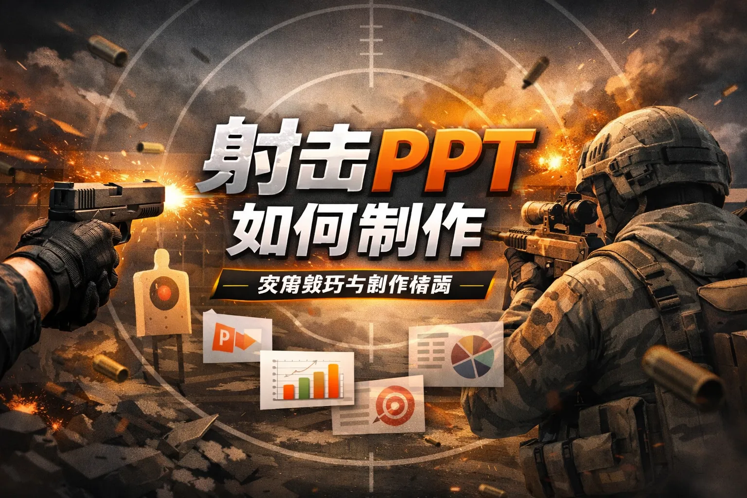 射击ppt如何制作