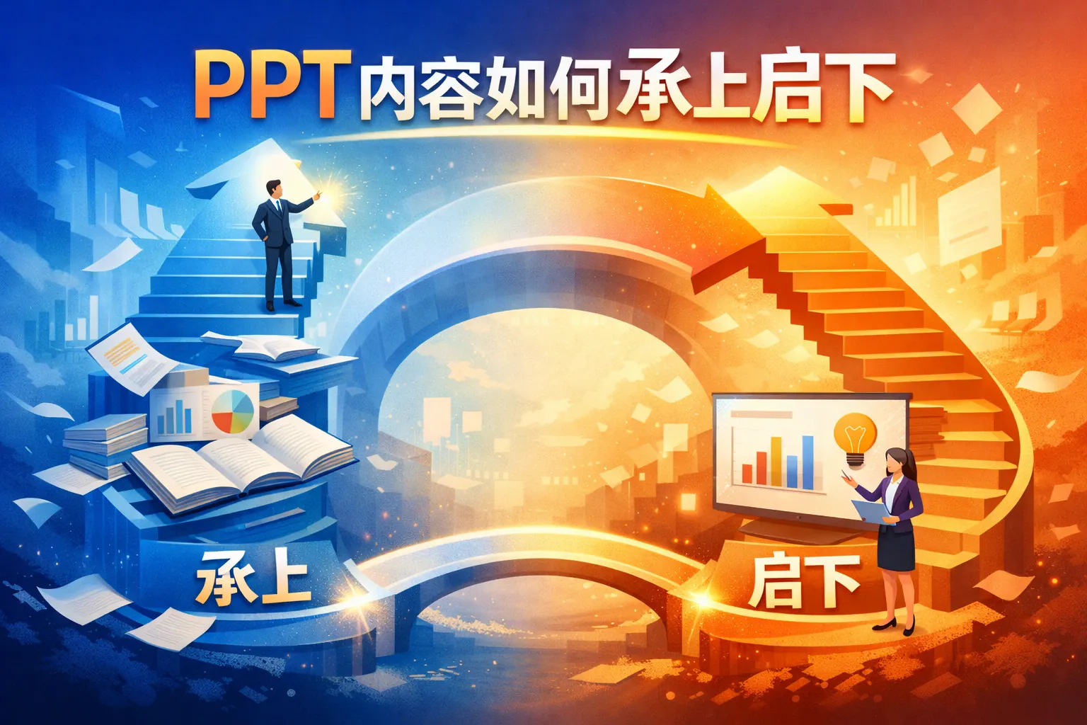 ppt内容如何承上启下