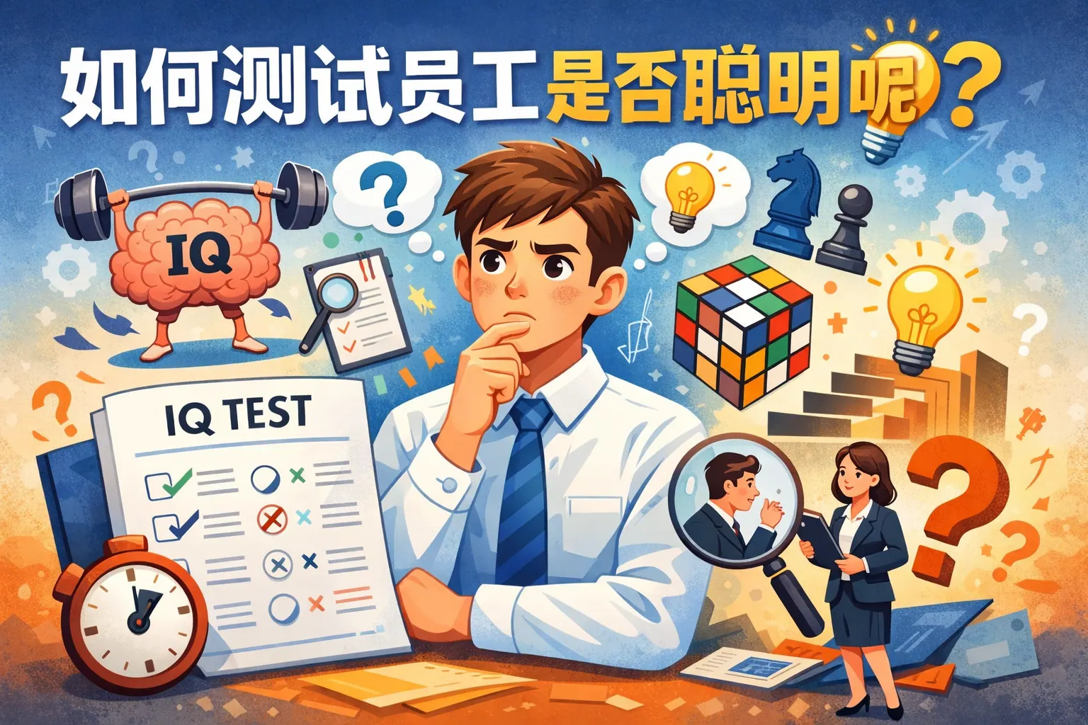 如何测试员工是否聪明呢