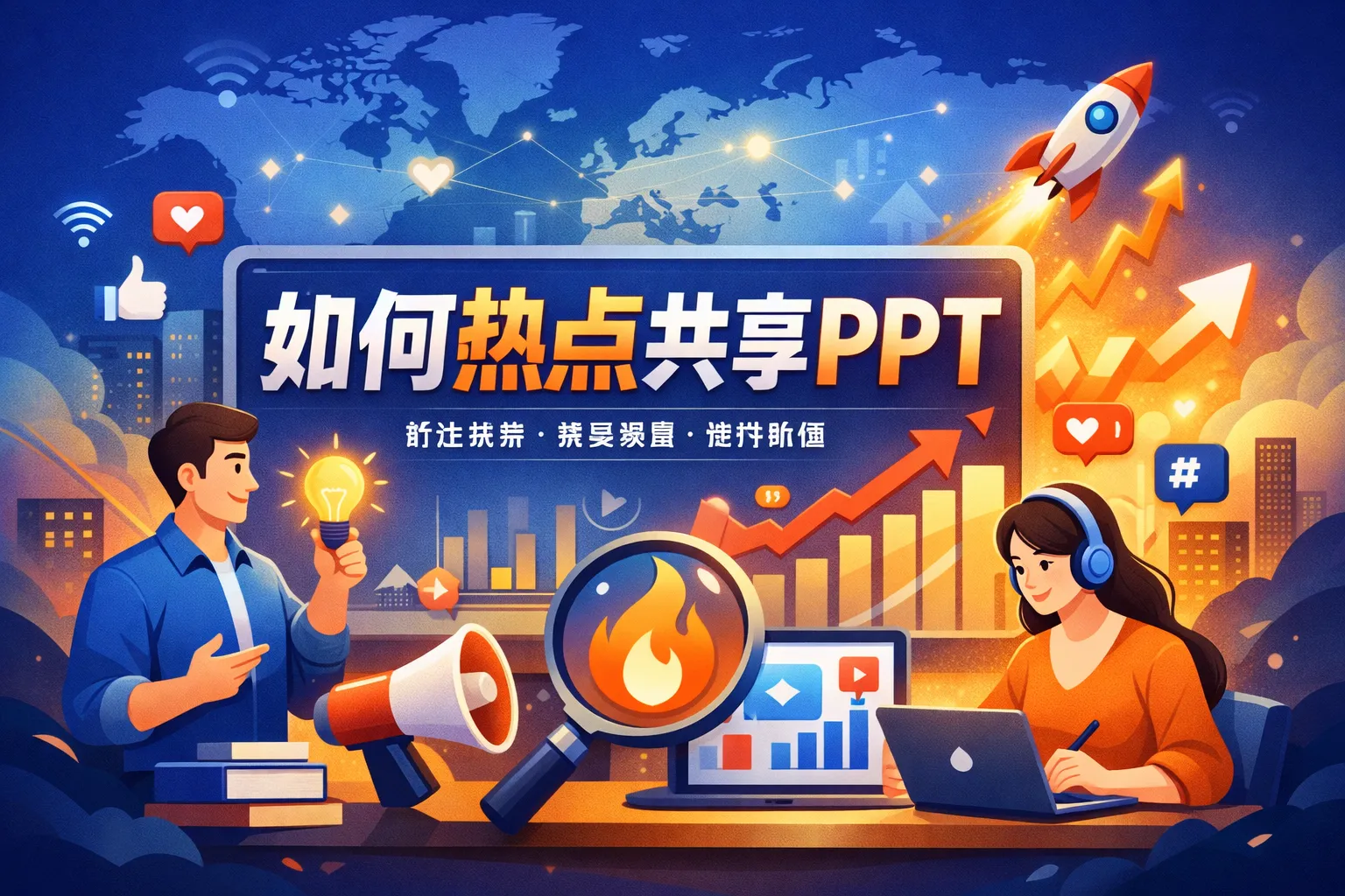 如何热点共享ppt