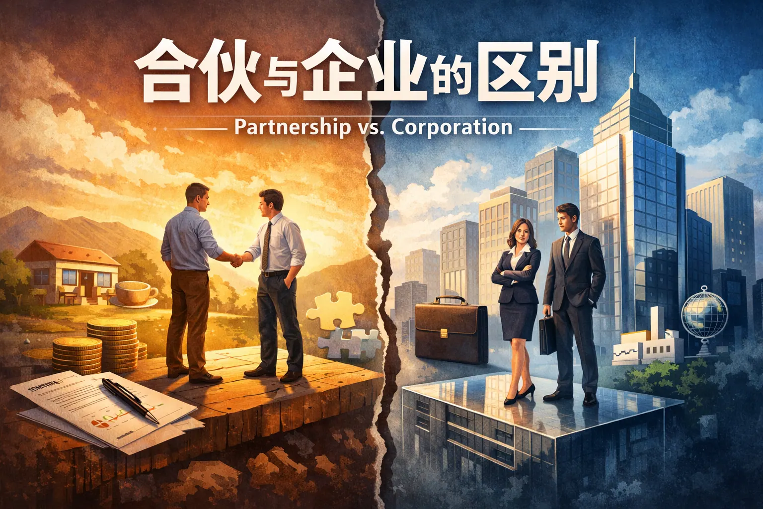 合伙与企业的区别