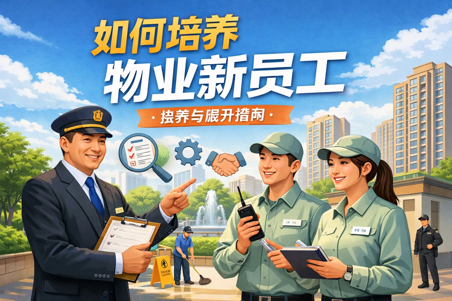 如何培养物业新员工