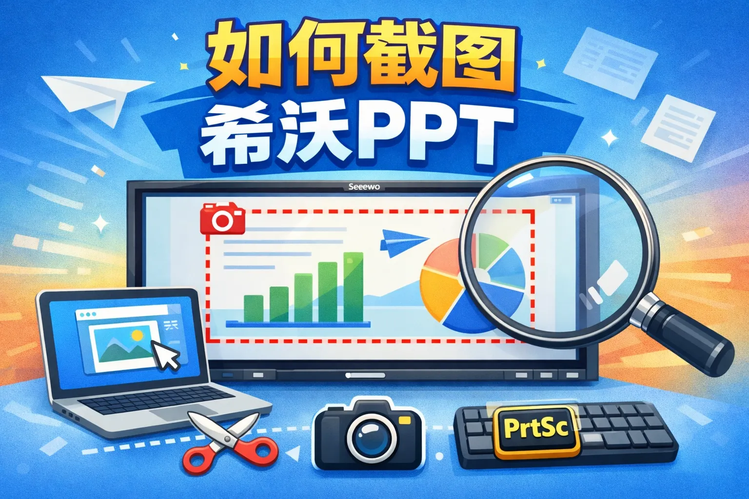 如何截图希沃ppt