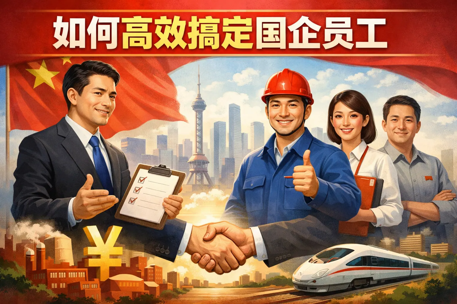 如何高效搞定国企员工