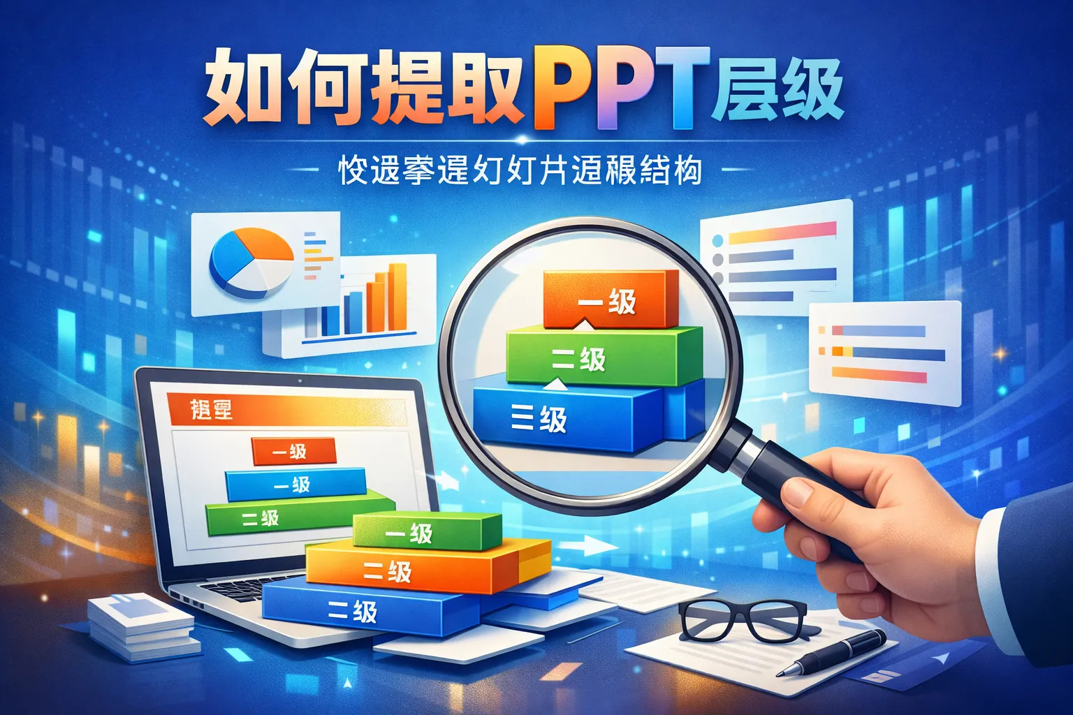 如何提取ppt层级