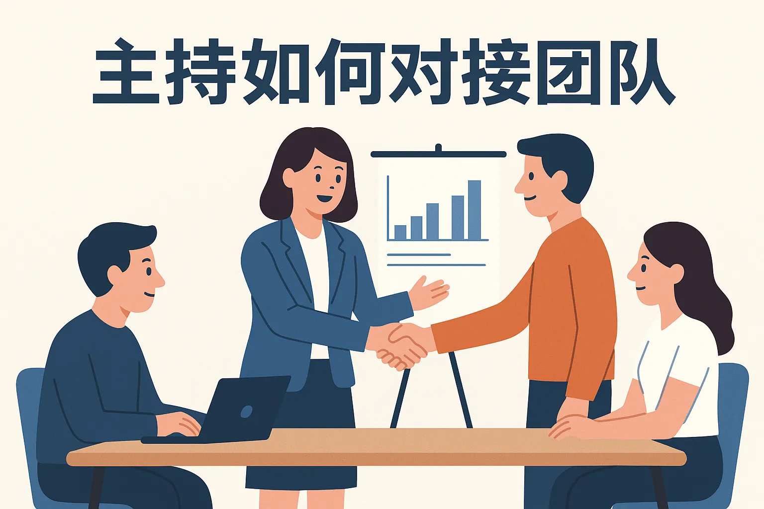 主持如何对接团队