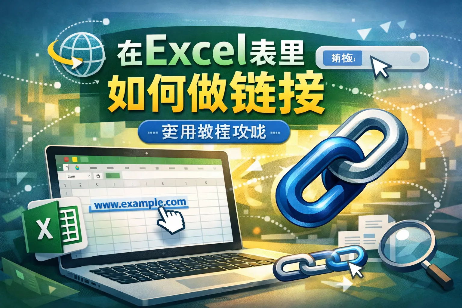 在excel表里如何做链接