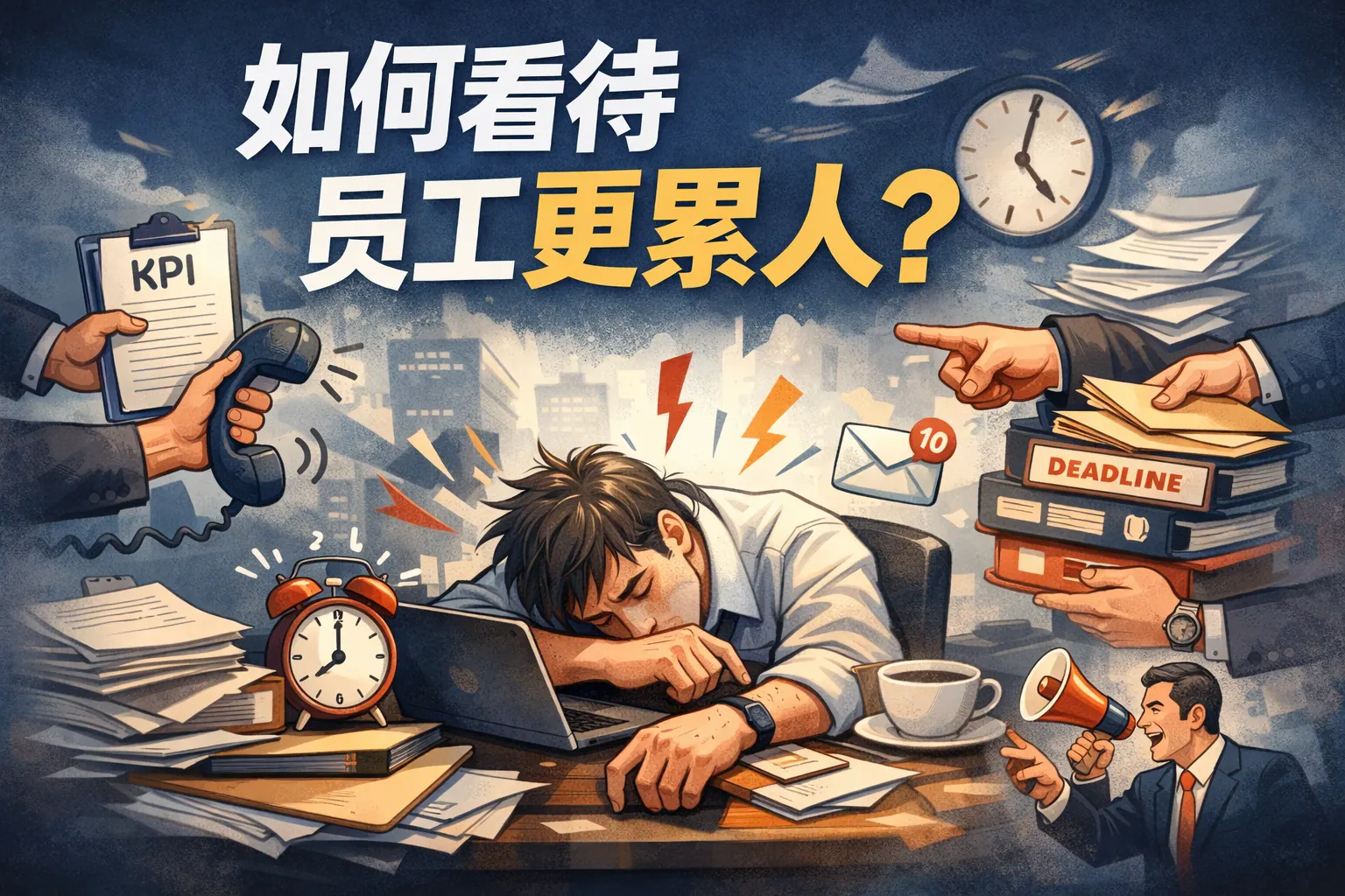 如何看待员工更累人