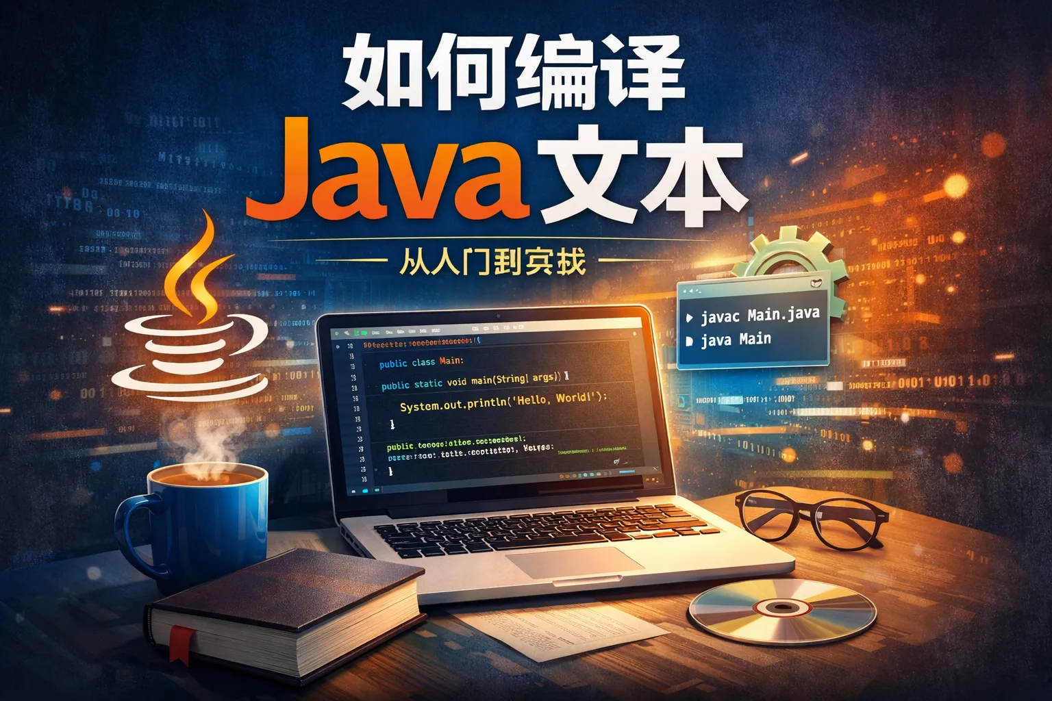 如何编译java文本