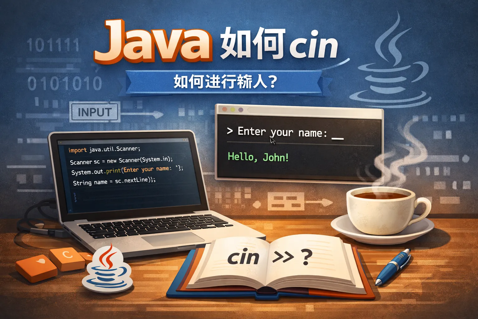 java 如何cin