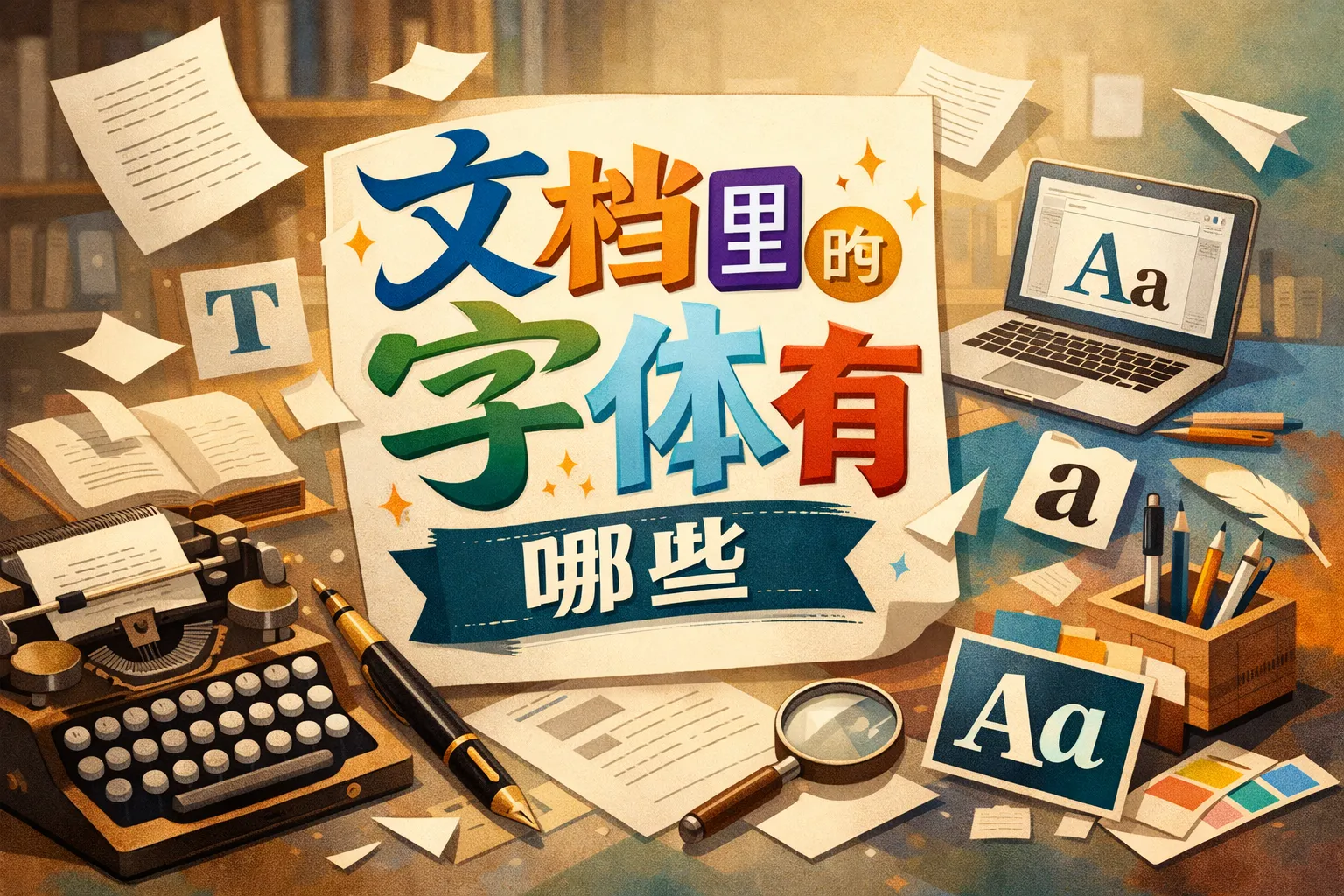 文档里的字体有哪些