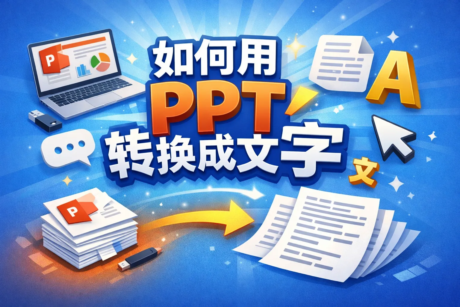 如何用ppt转换成文字