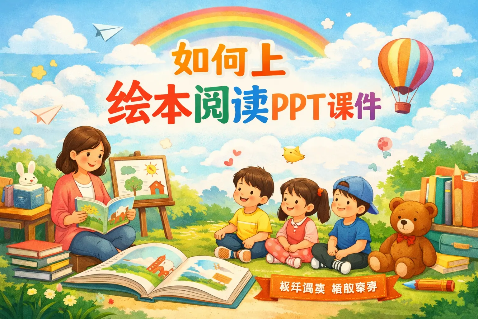 如何让上绘本阅读ppt课件
