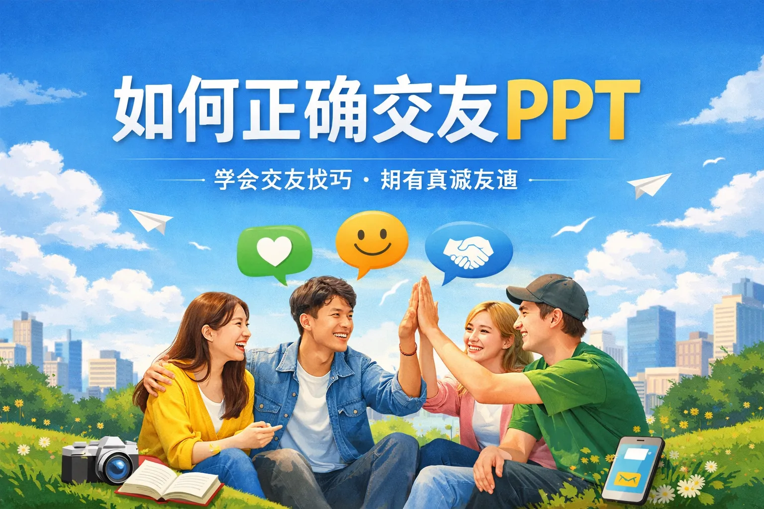 如何正确交友ppt