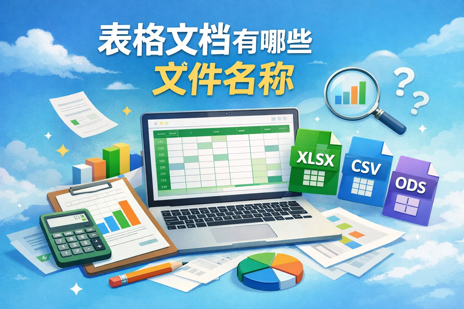 表格文档有哪些文件名称