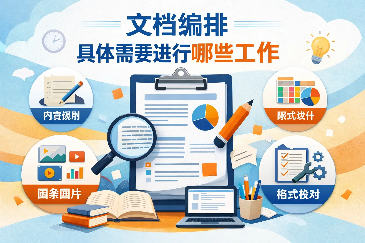 文档编排具体需要进行哪些工作