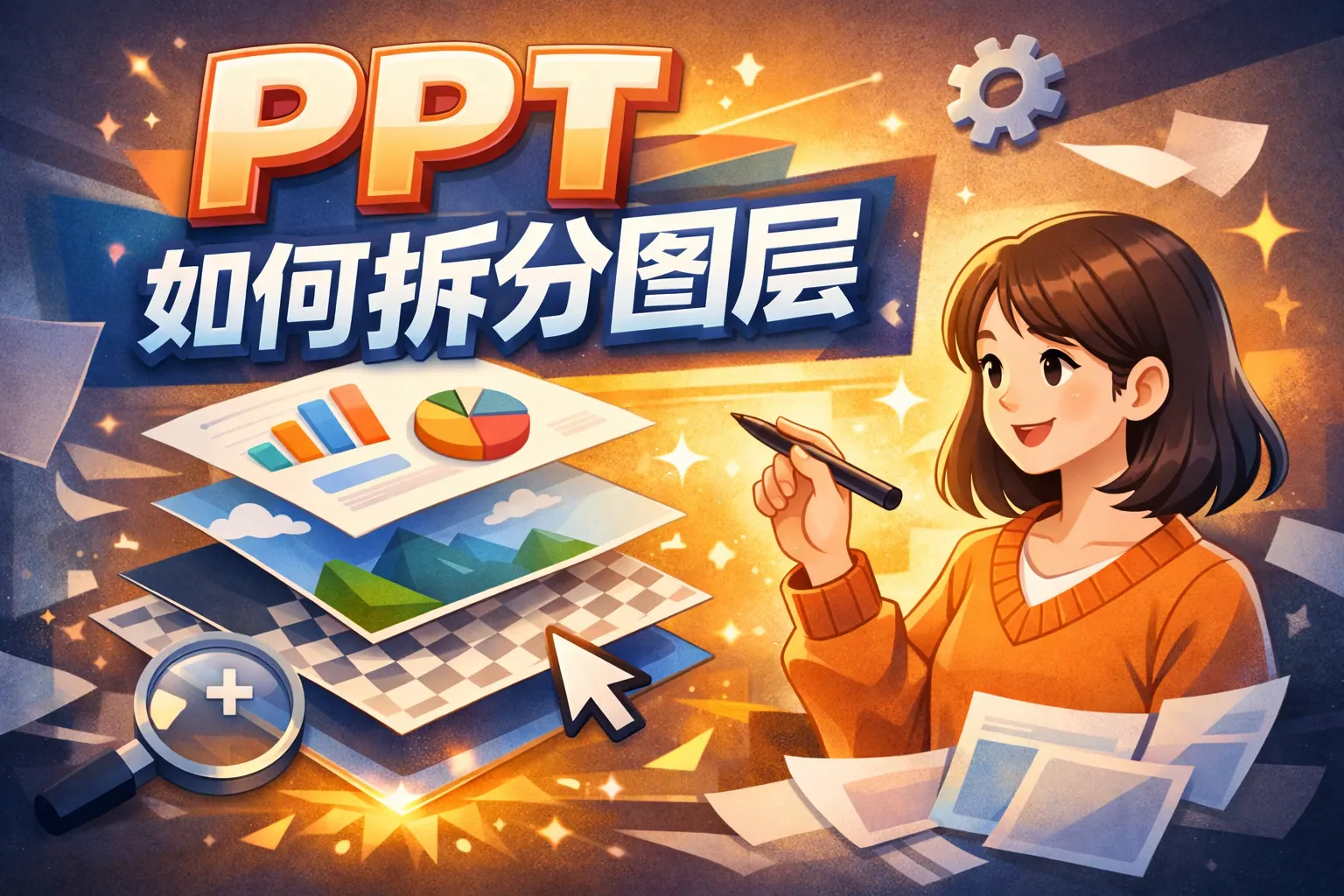 ppt如何拆分图层