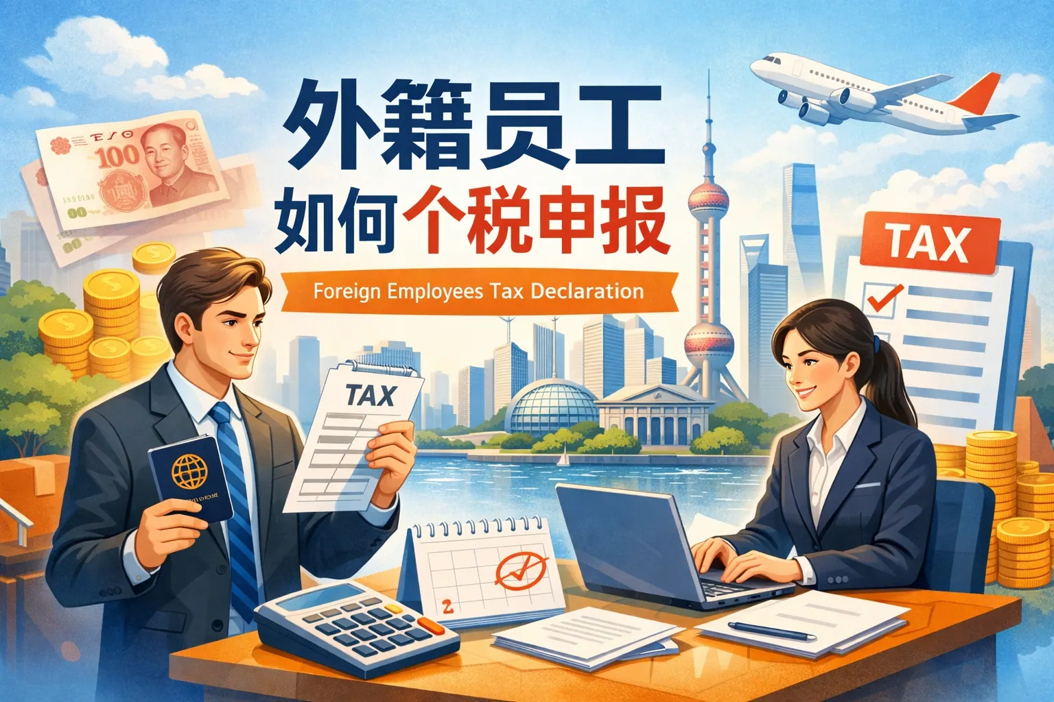 外籍员工如何个税申报