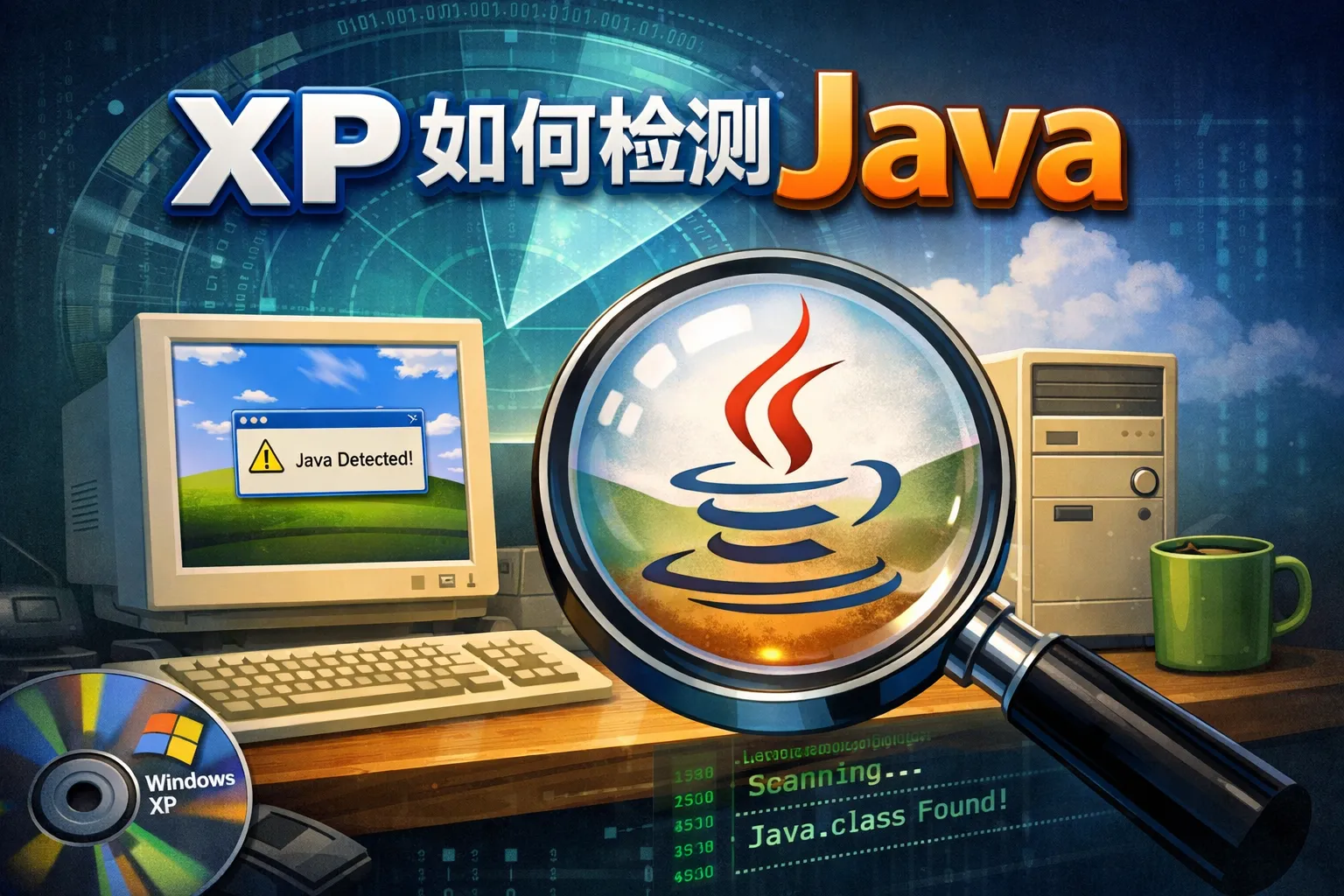 xp如何检测java