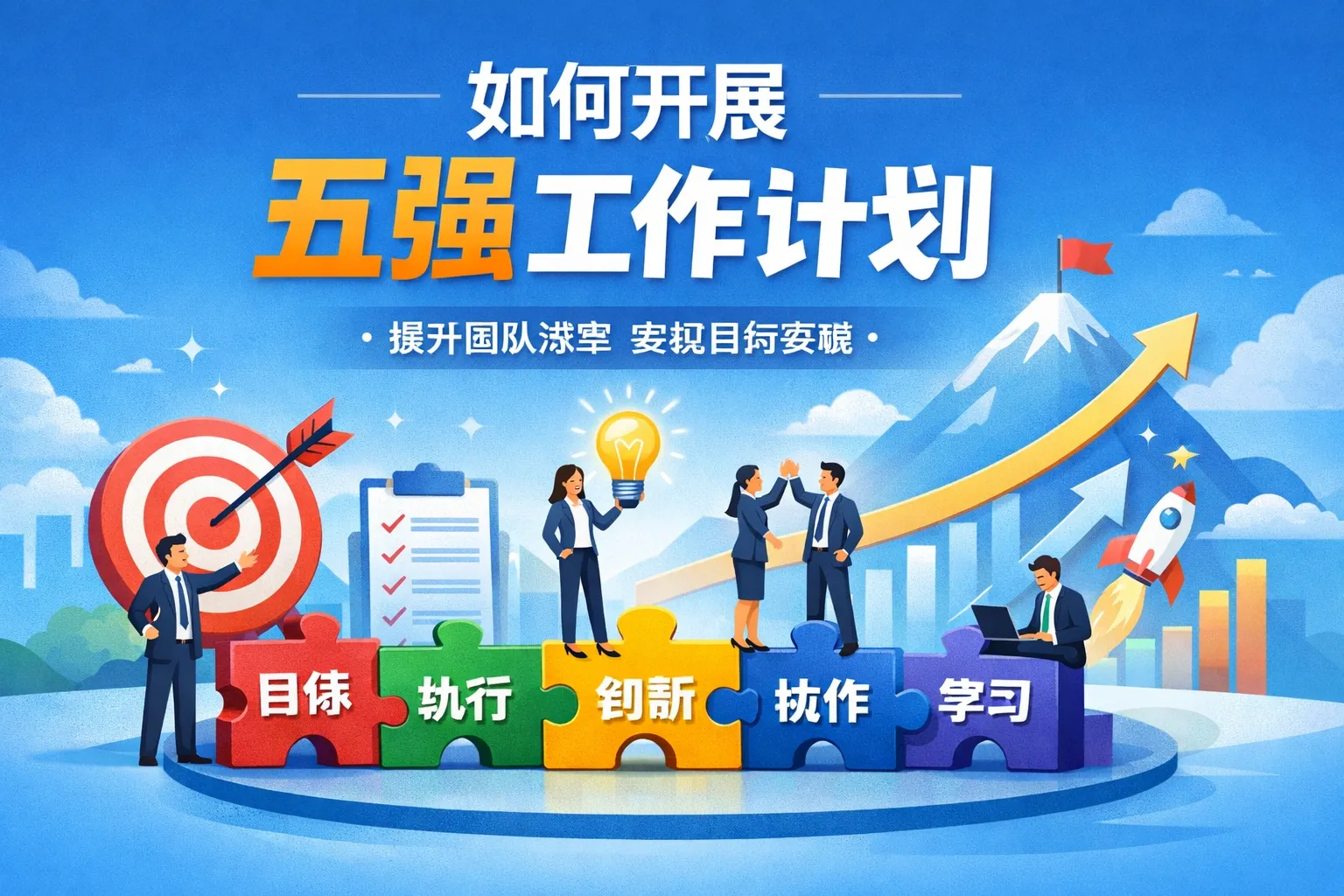 如何开展五强工作计划