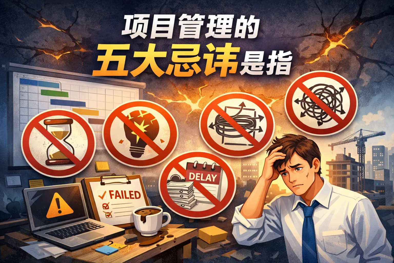 项目管理的五大忌讳是指