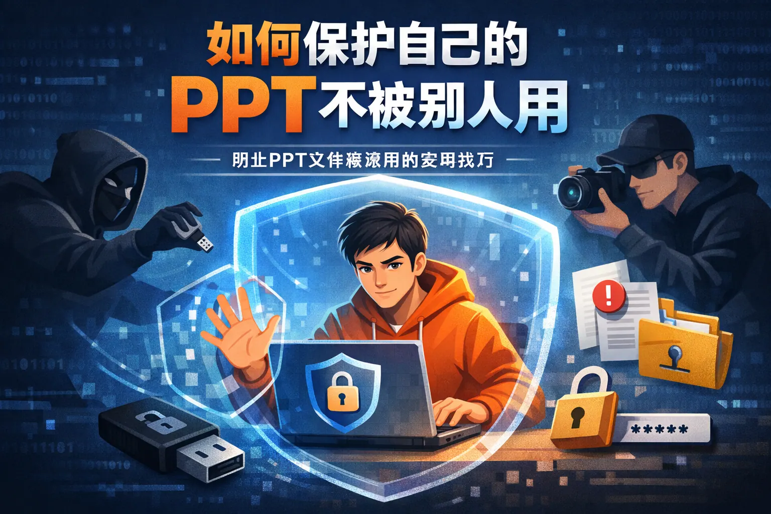如何保护自己的ppt不被别人用