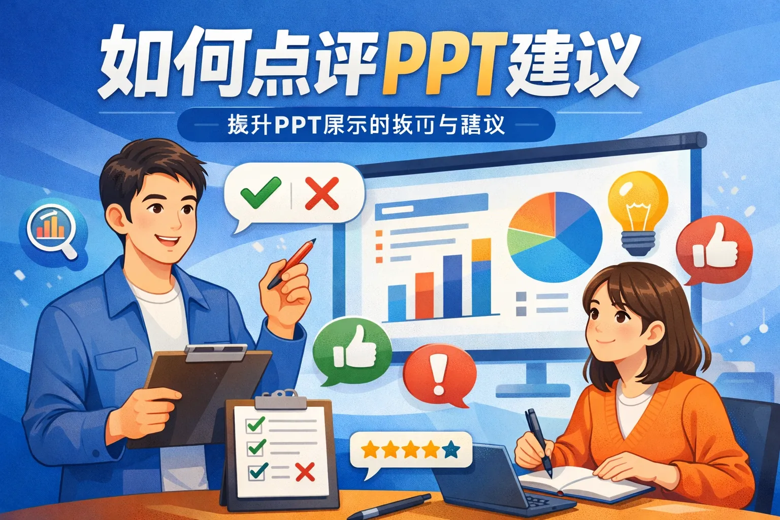 如何点评ppt建议