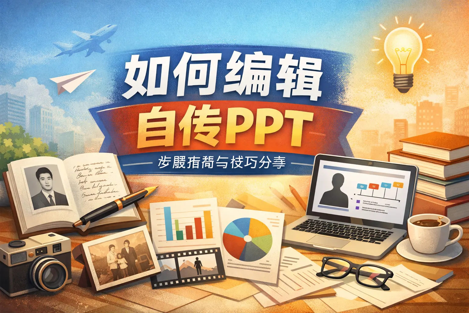 如何编辑自传ppt