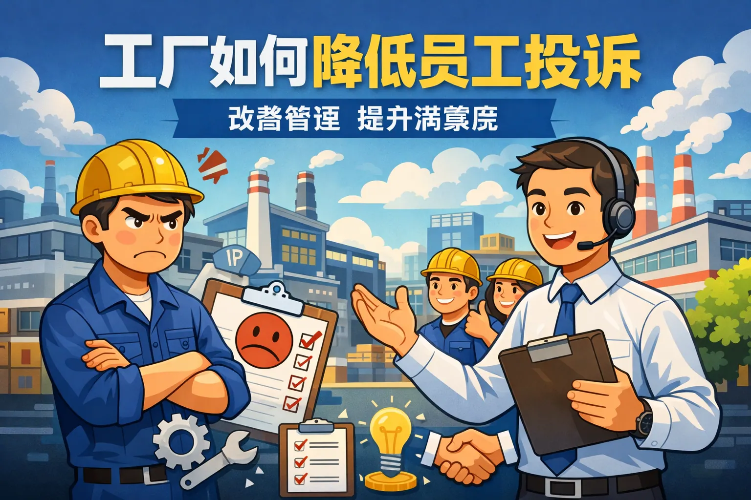 工厂如何降低员工投诉