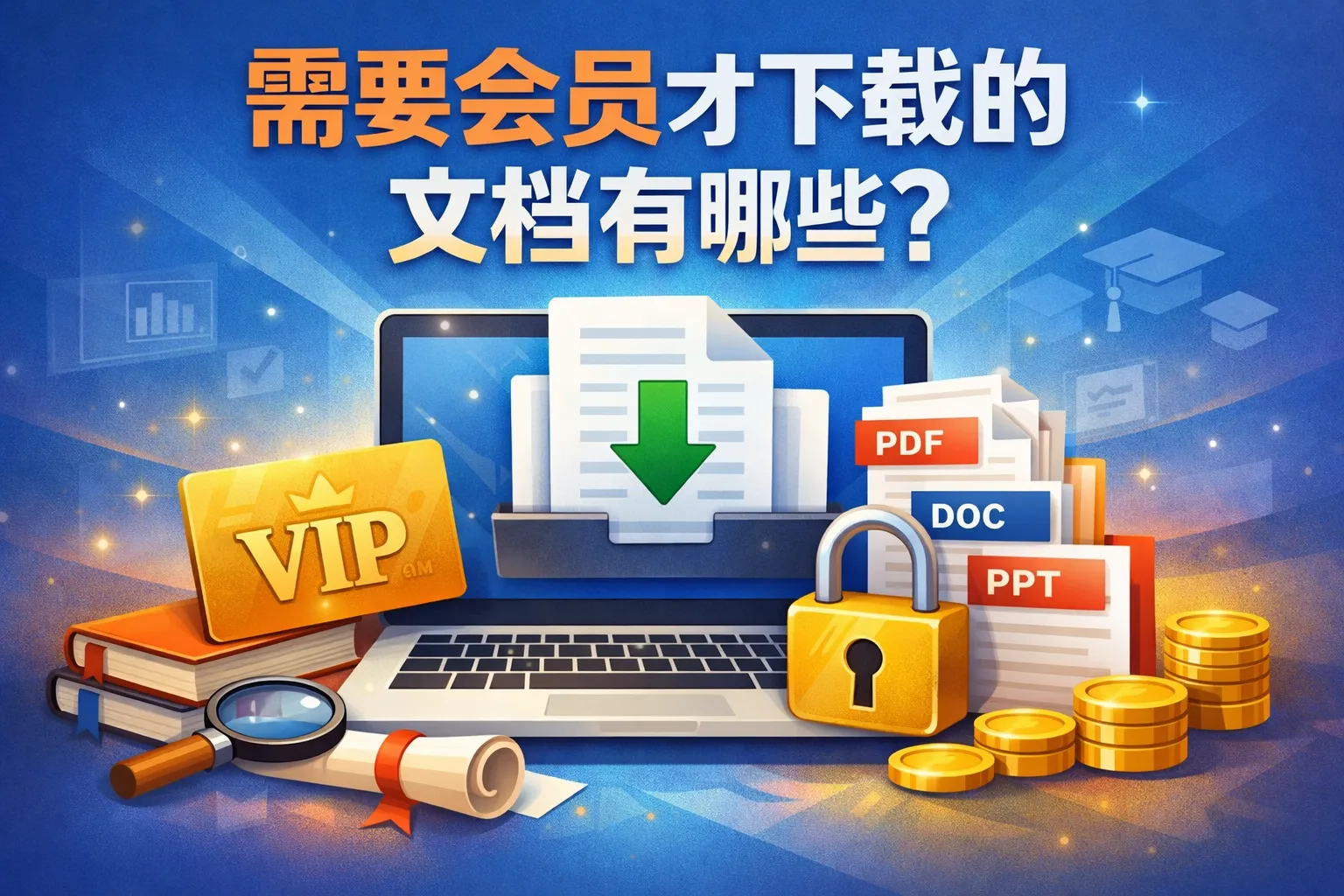 需要会员才下载的文档有哪些