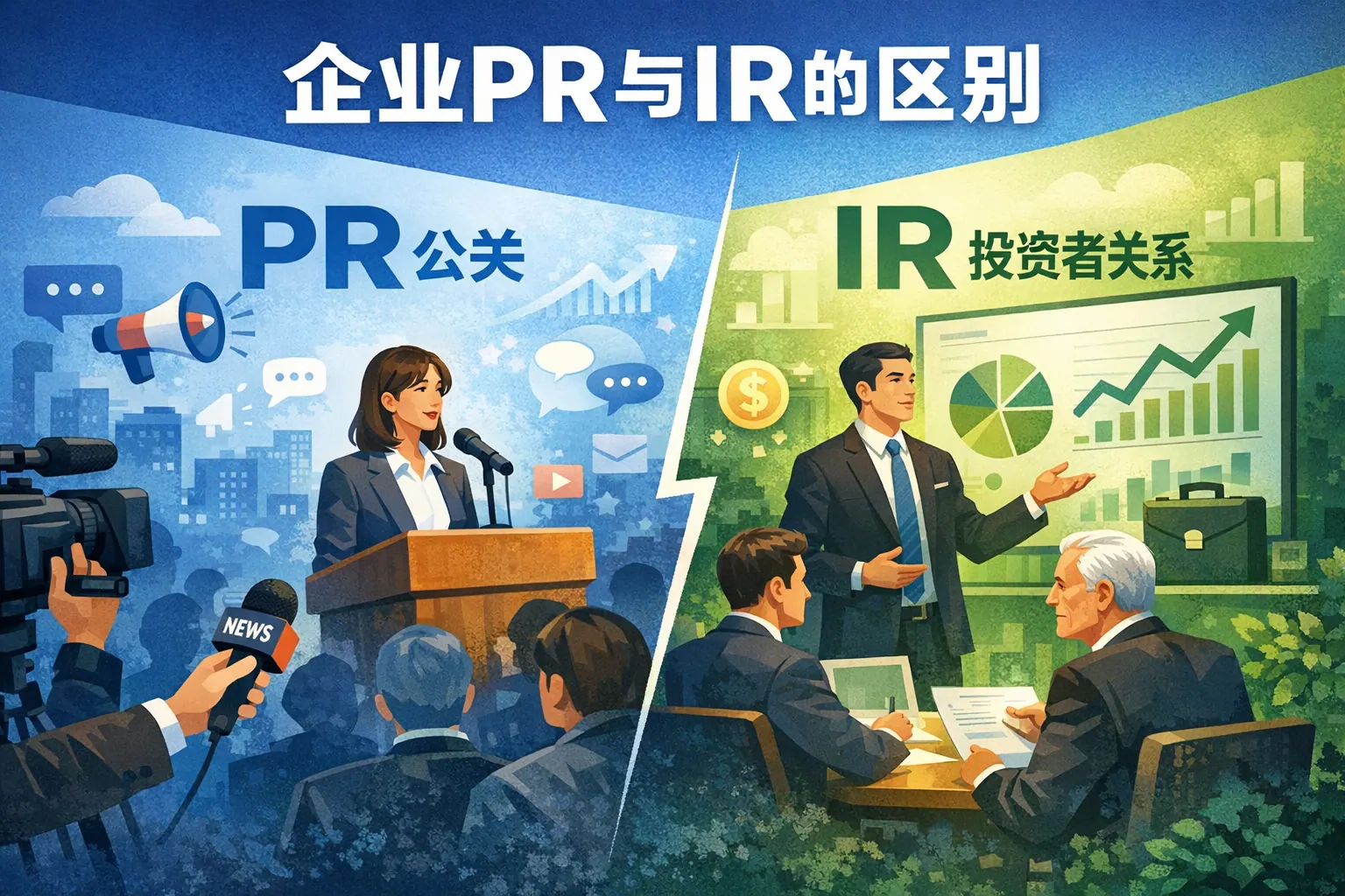 企业pr与ir的区别