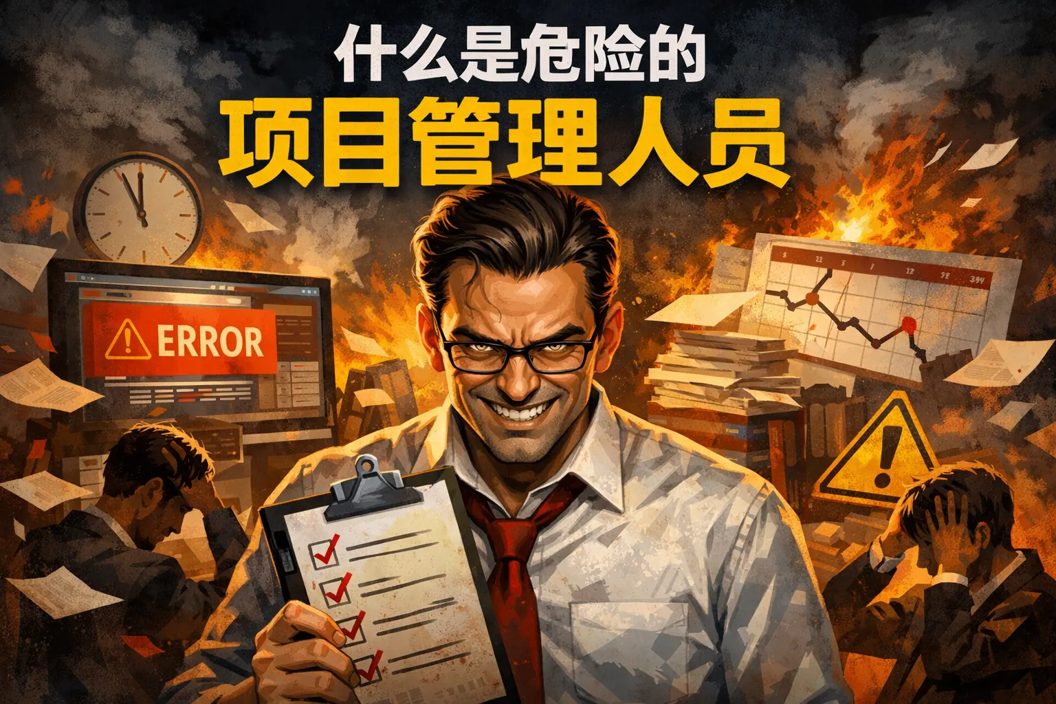 什么是危险的项目管理人员