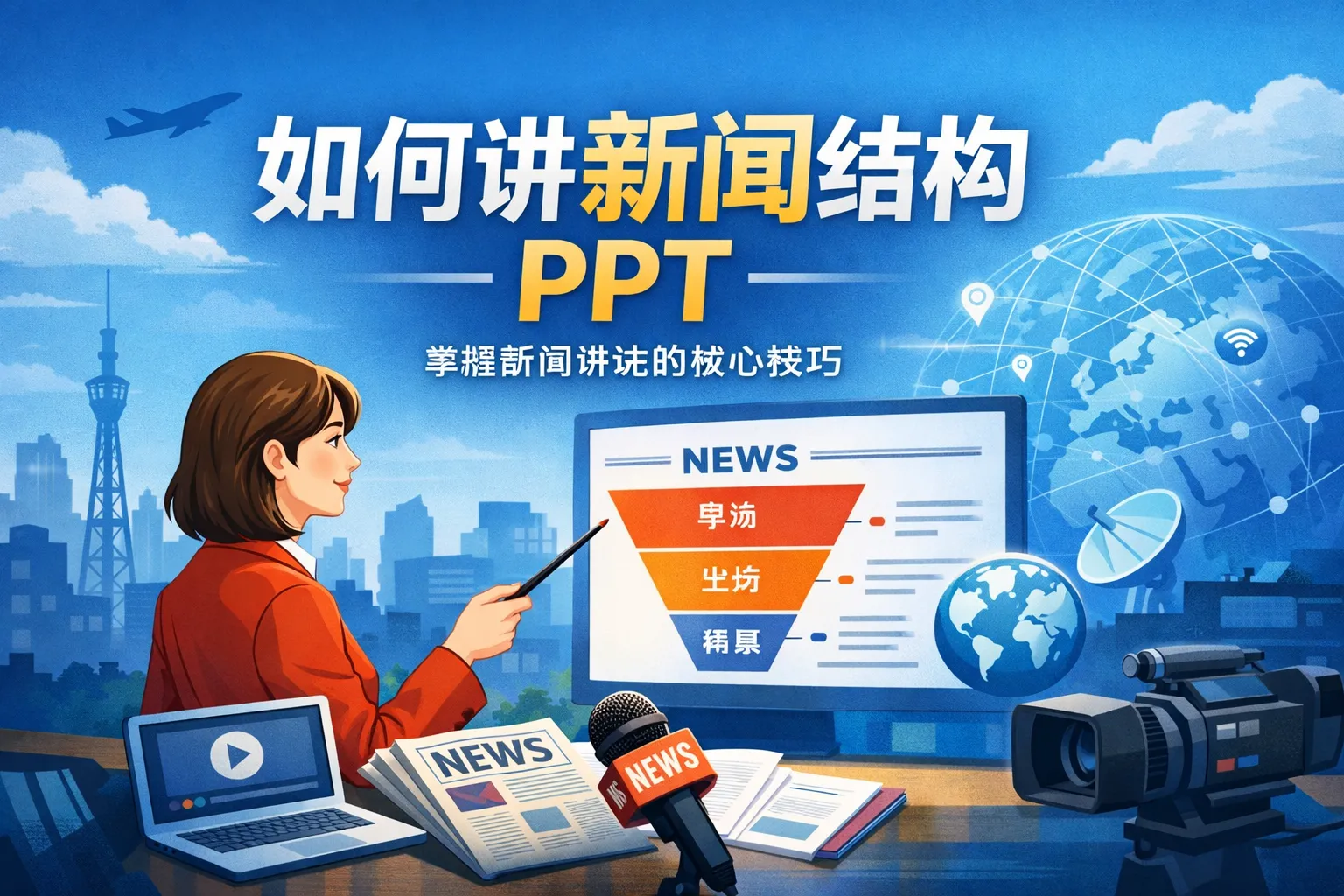 如何讲新闻结构ppt