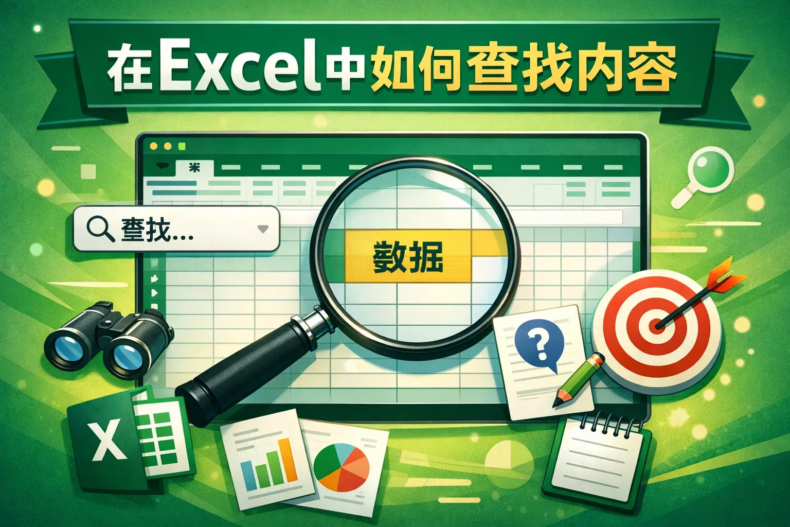 在excel中如何查找内容