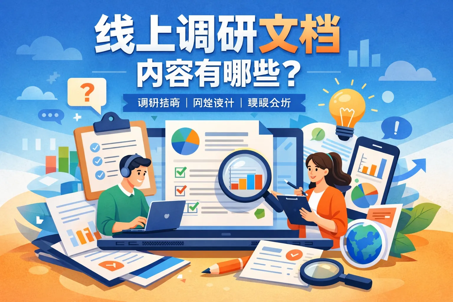 线上调研文档内容有哪些