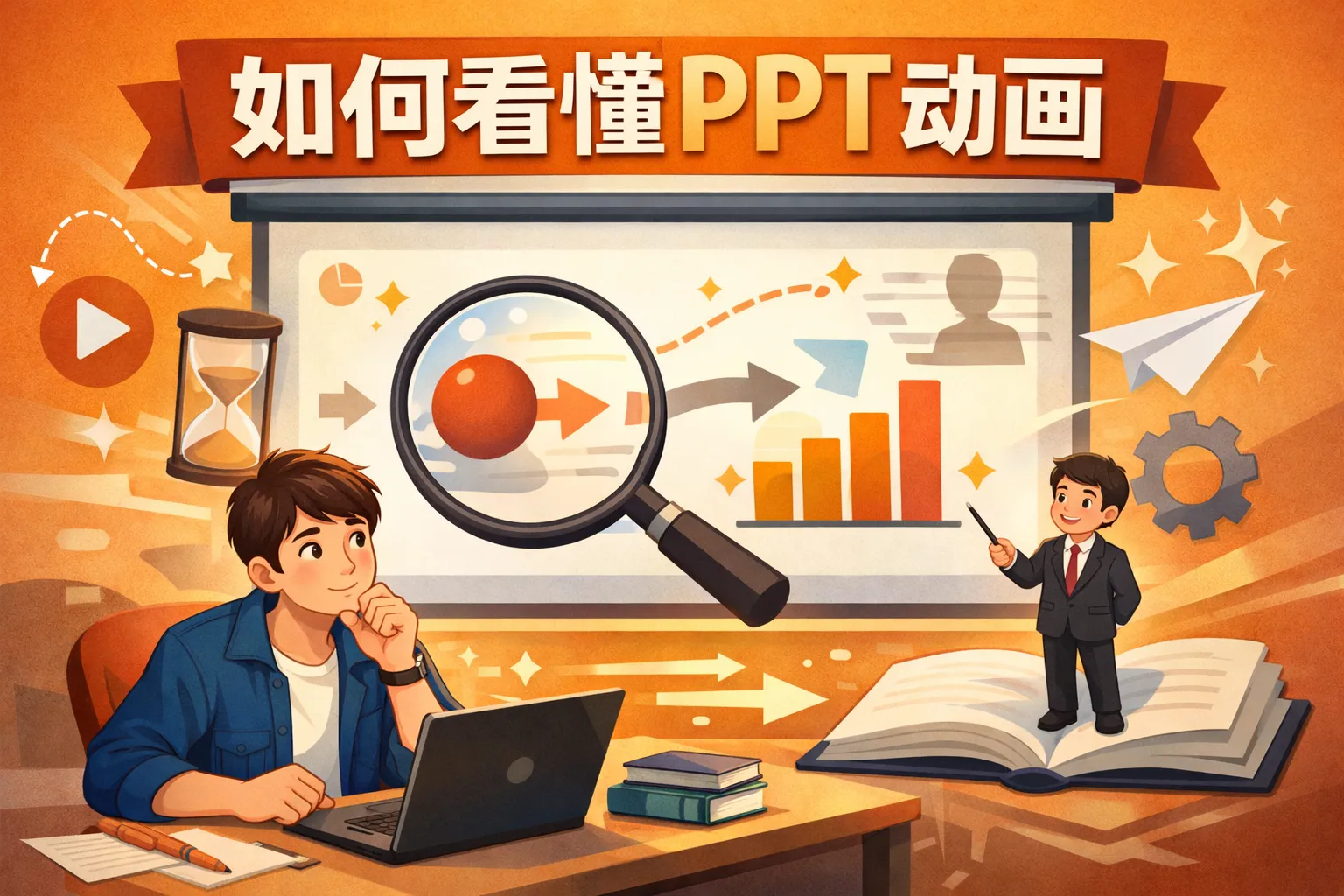 如何看懂ppt动画