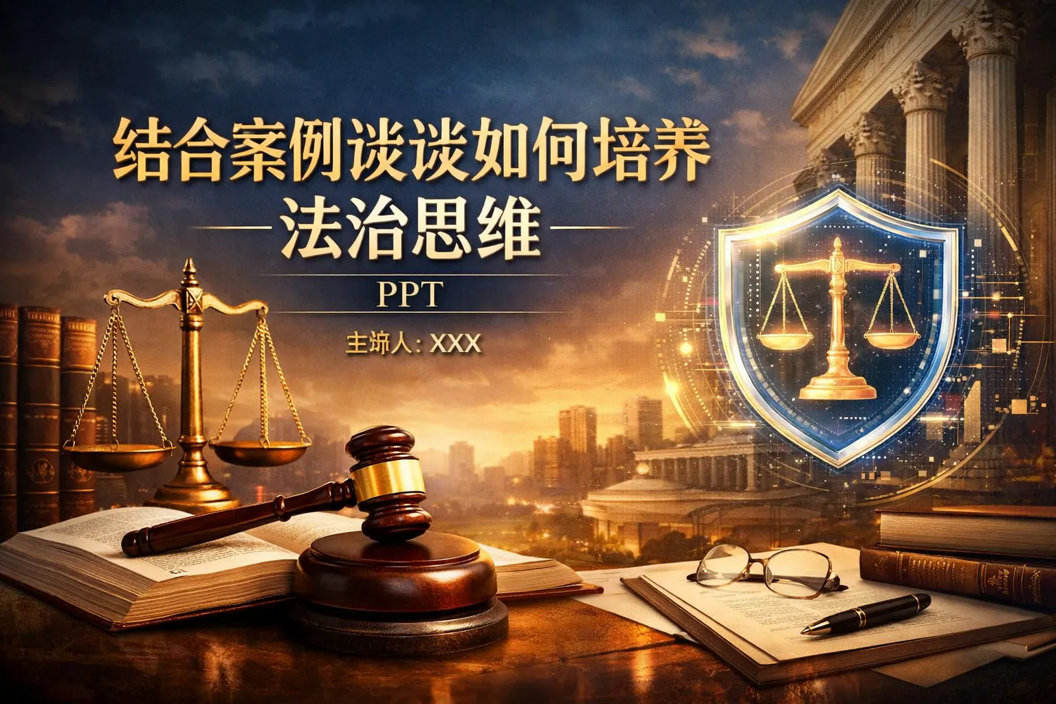 结合案例谈谈如何培养法治思维ppt