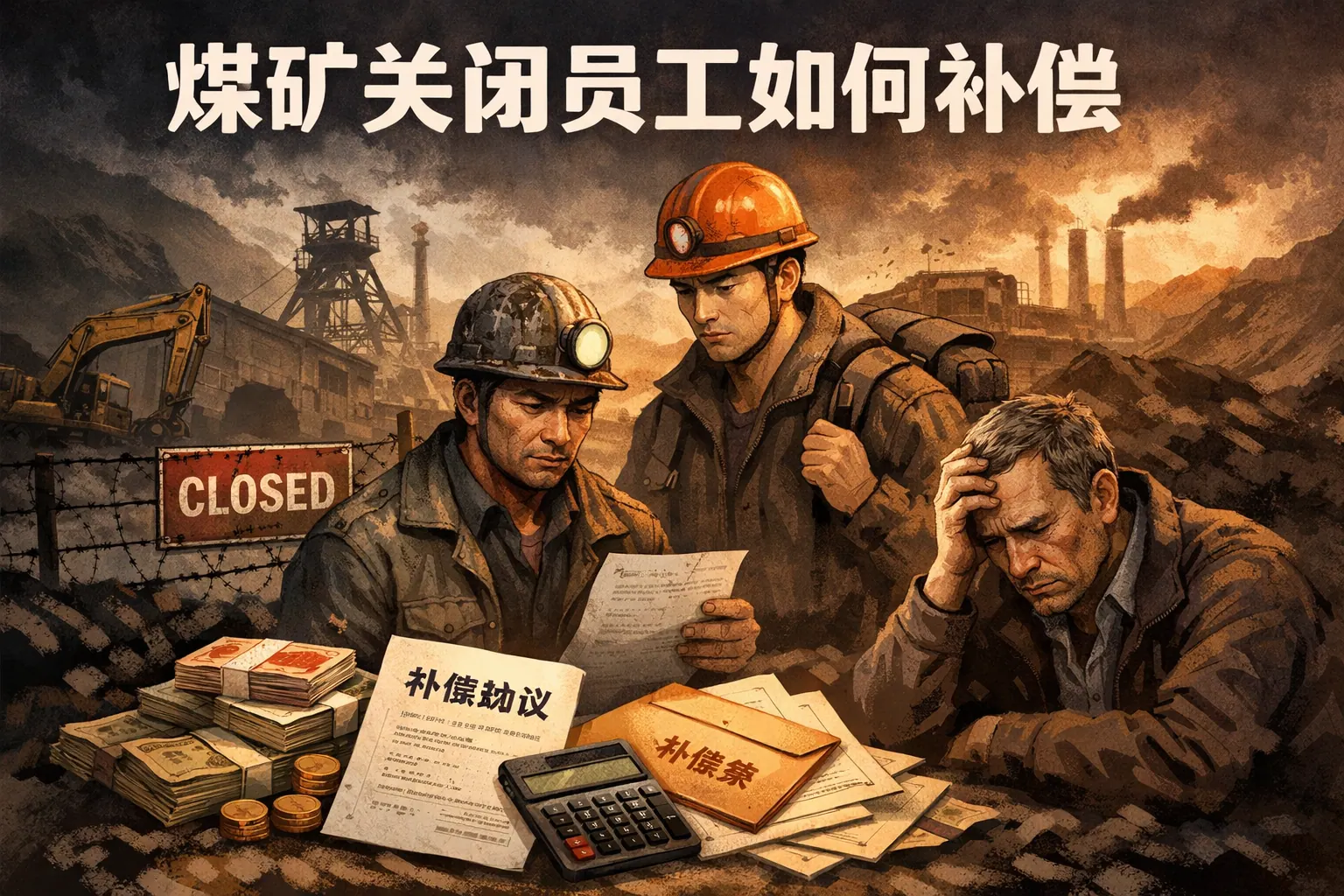 煤矿关闭员工如何补偿