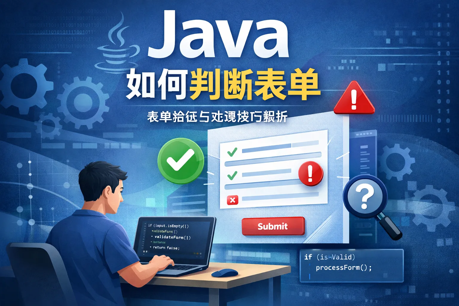 java如何判断表单