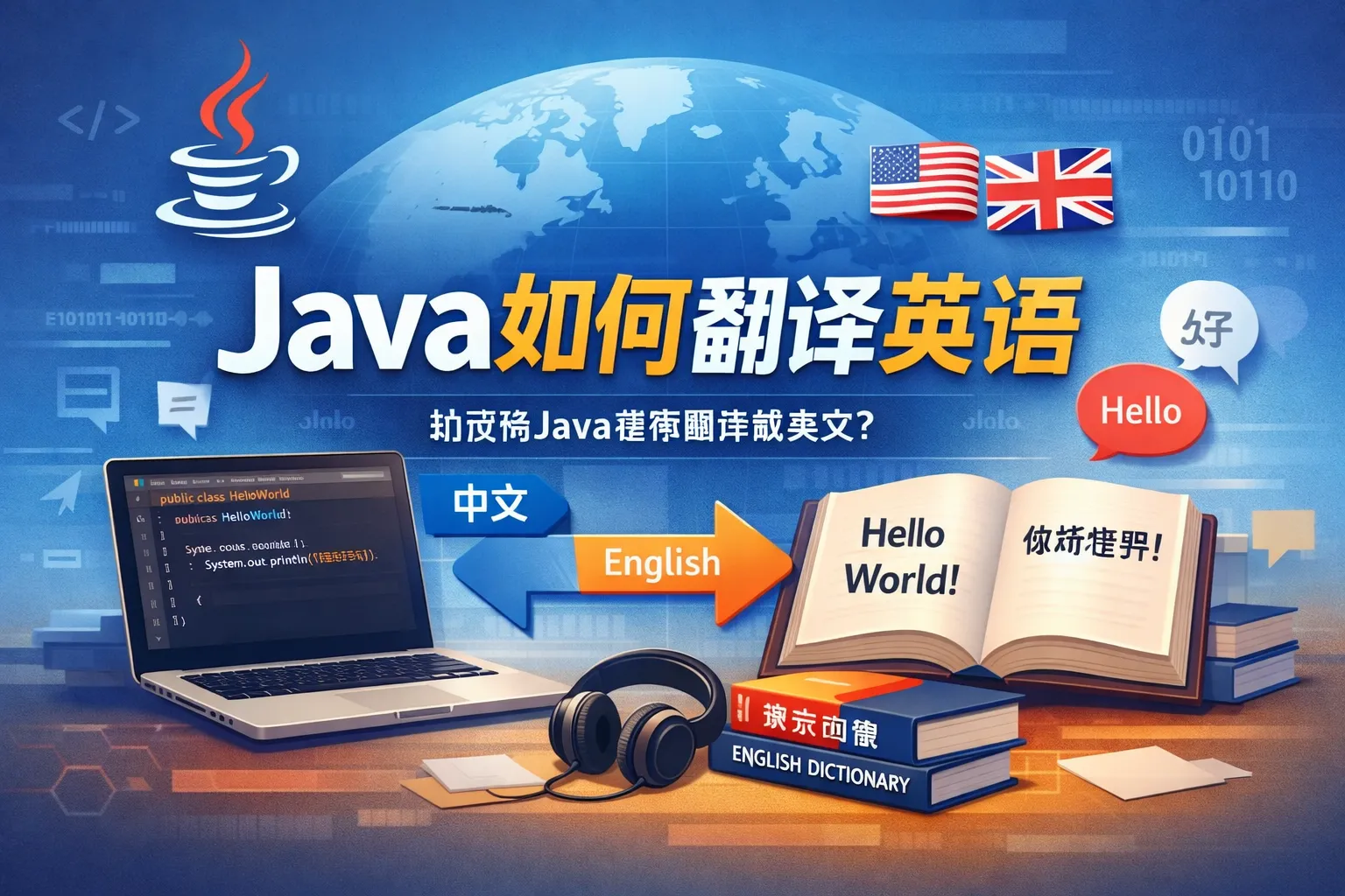 java如何翻译英语