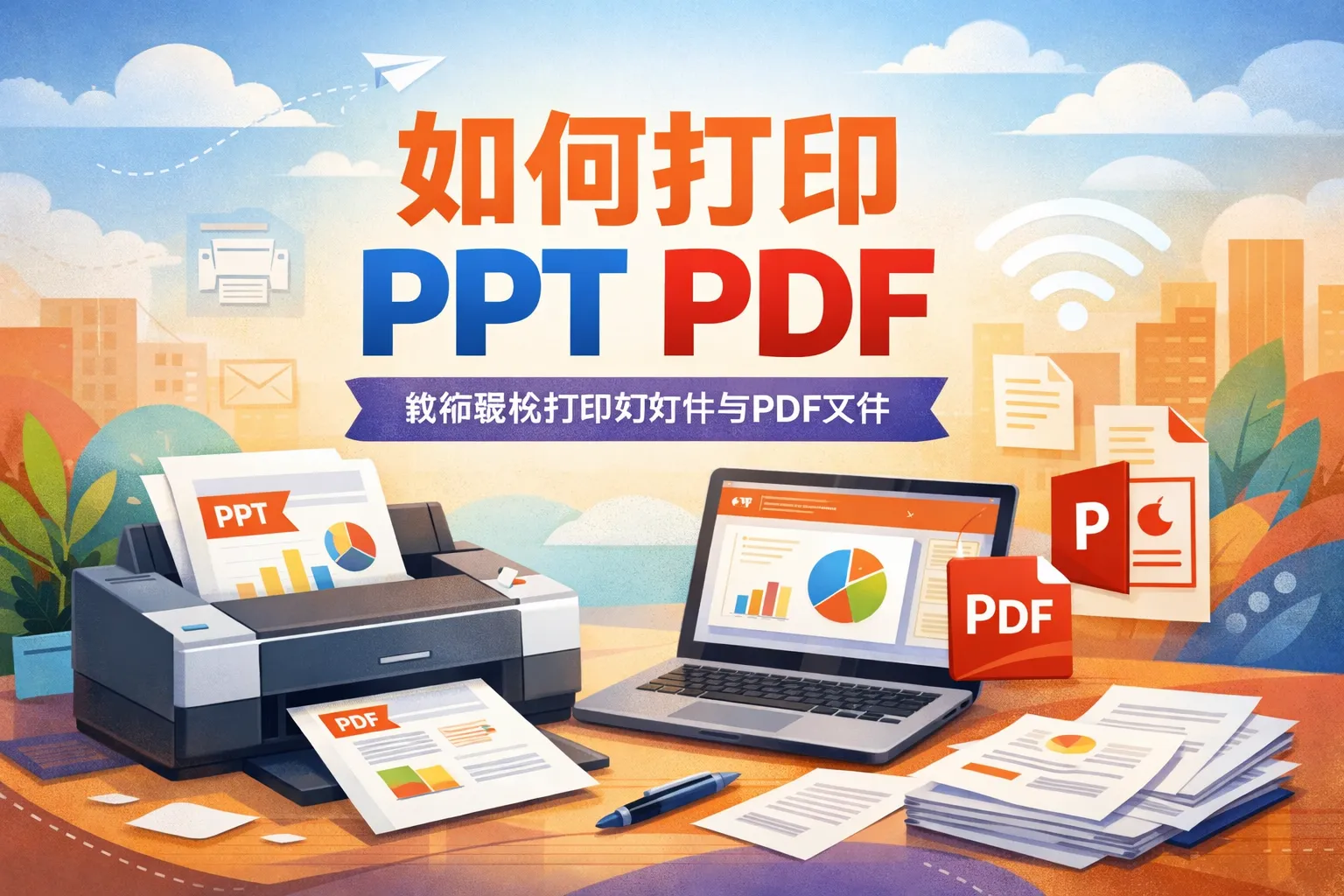 如何打印ppt pdf