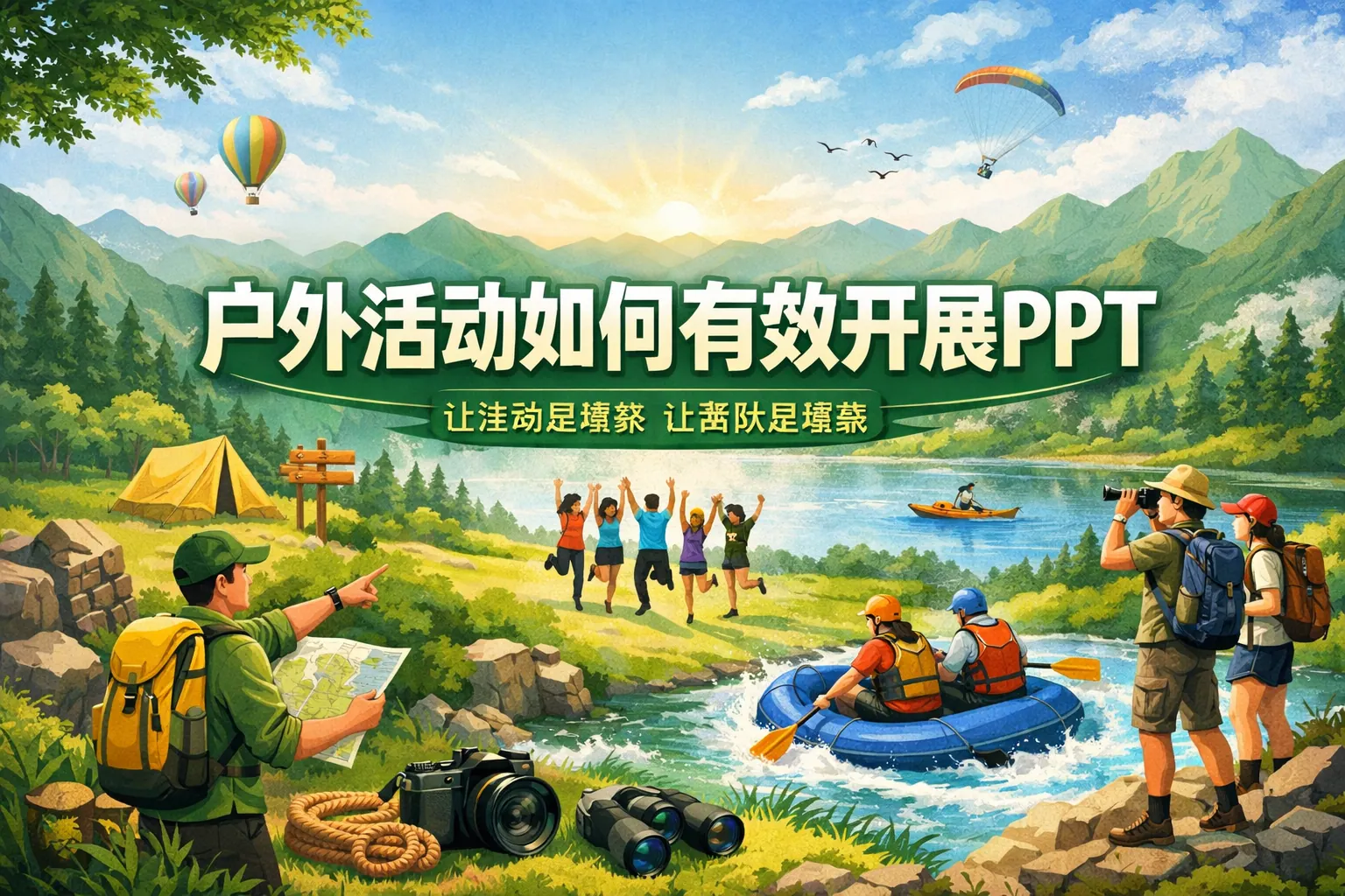 户外活动如何有效开展ppt