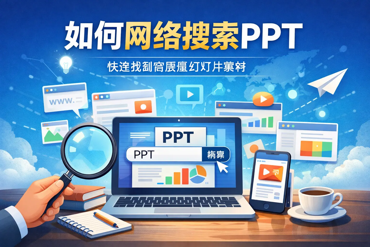 如何网络搜索ppt