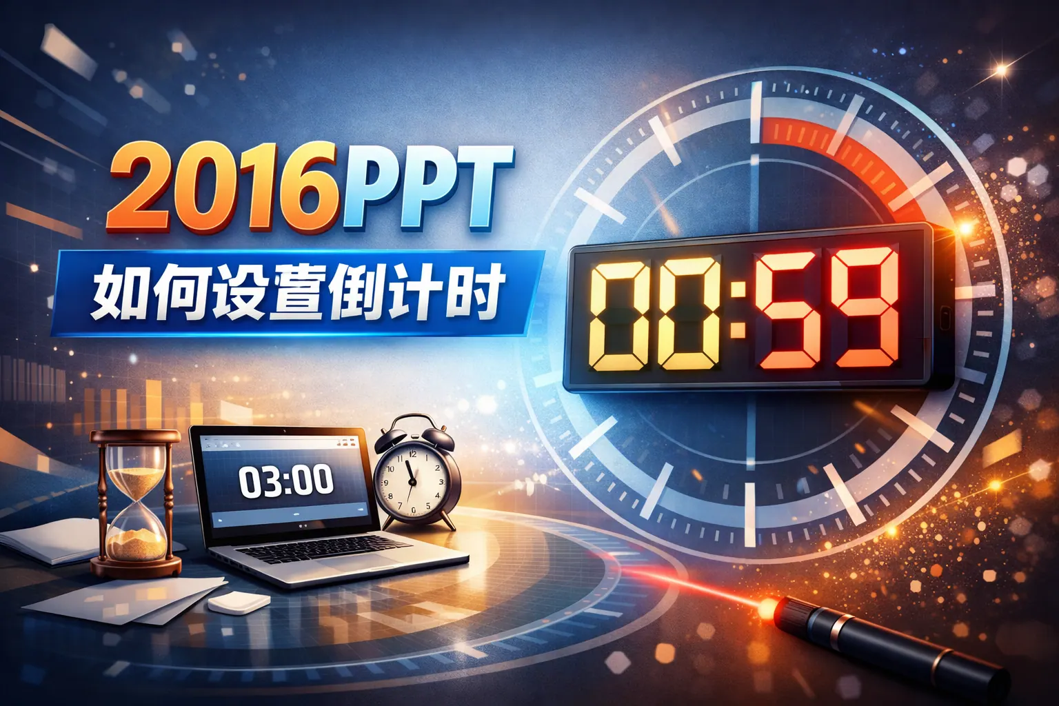 2016PPT如何设置倒计时